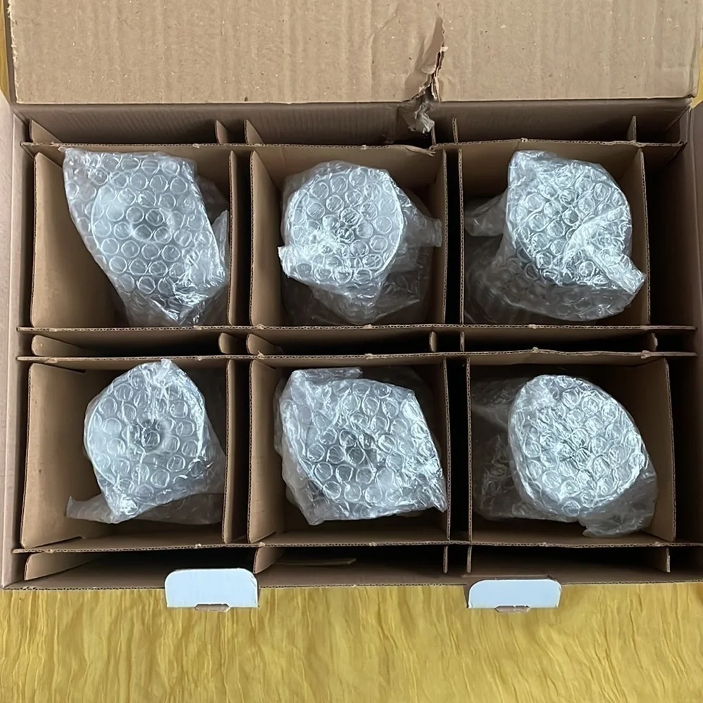 Brand New Margarita Glasses Set of 6 Cocktail Frozen Drink 10.25 oz Clear Glass